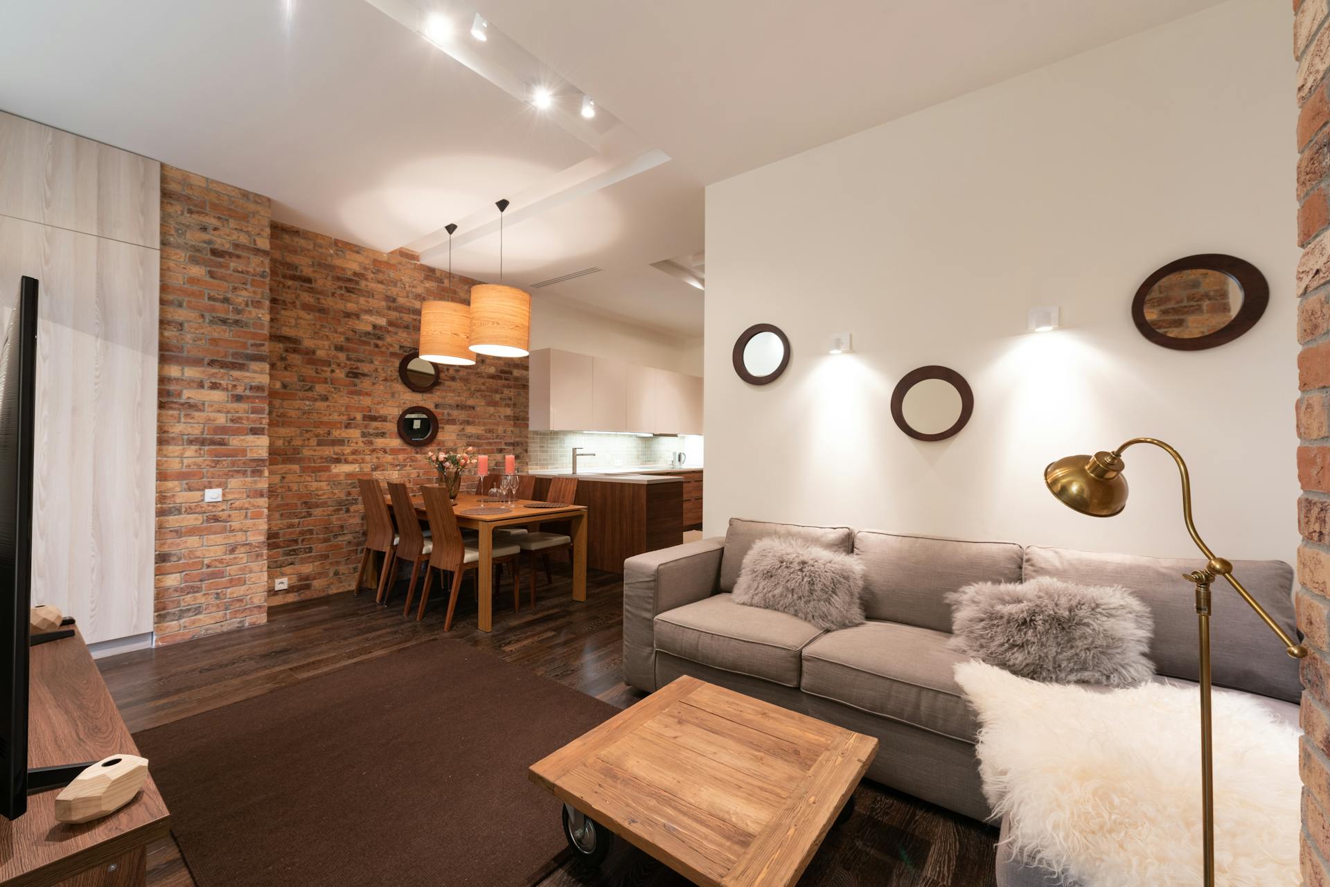 Bright modern home interior